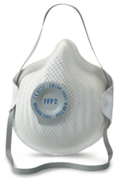 Moldex® Smart DuraMesh® Cup Shaped Ventex-Valve® FFP2 NR D Respirator Mask x 20