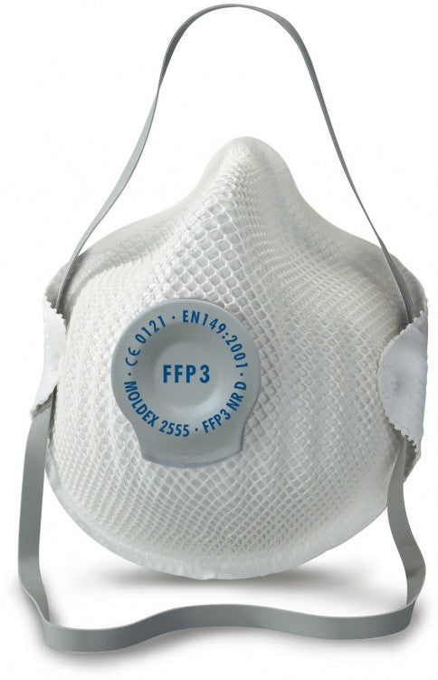 Moldex 2555 Classic FFP3 NR D Mask Cup Shaped with DuraMesh Structure x 20