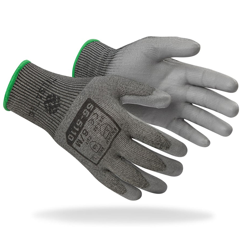 Tilsatec Cut Resistant Gloves Level E PU Palm Coated Work Gloves