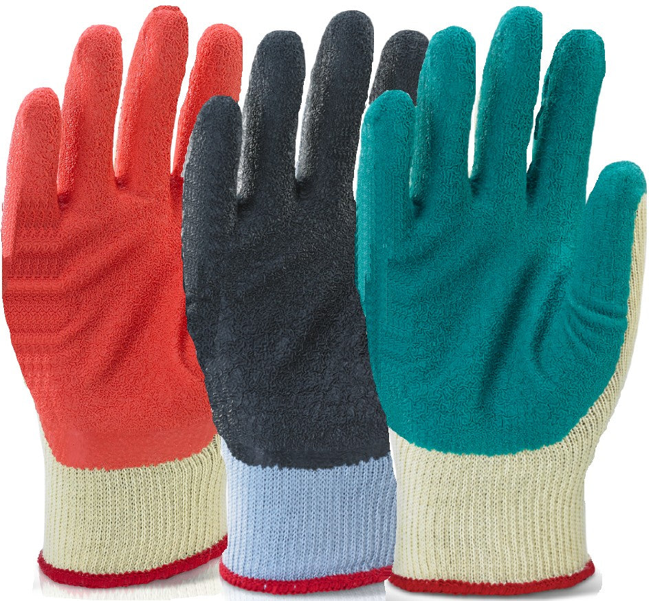 Beeswift MP1 Multi Purpose Work Gloves Black Latex Palm Grip