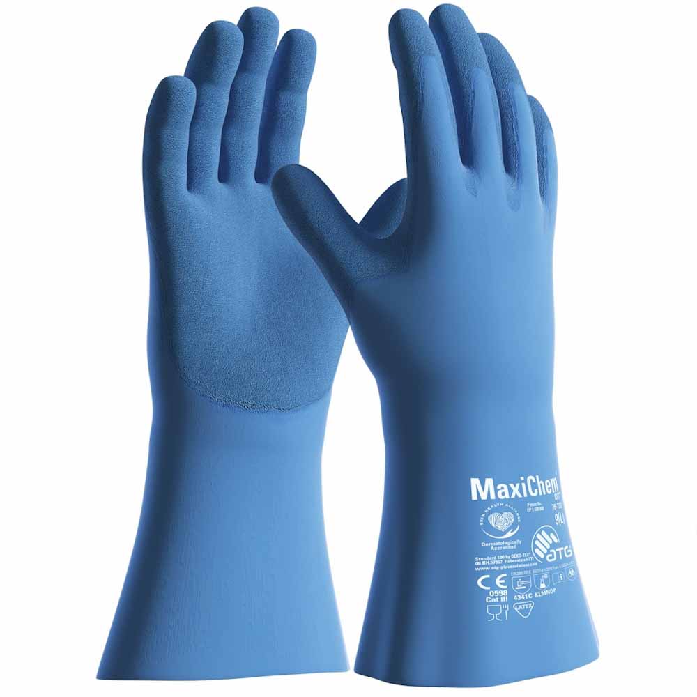 ATG MaxiChem Cut C Chemical Resistant 35cm Rubber Gauntlet