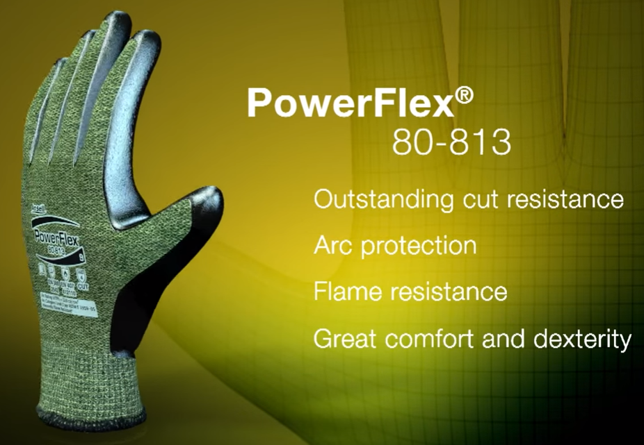 Ansell ActivArmr 80-813 Arc Flash Cut Resistant Work Gloves NFPA 70E