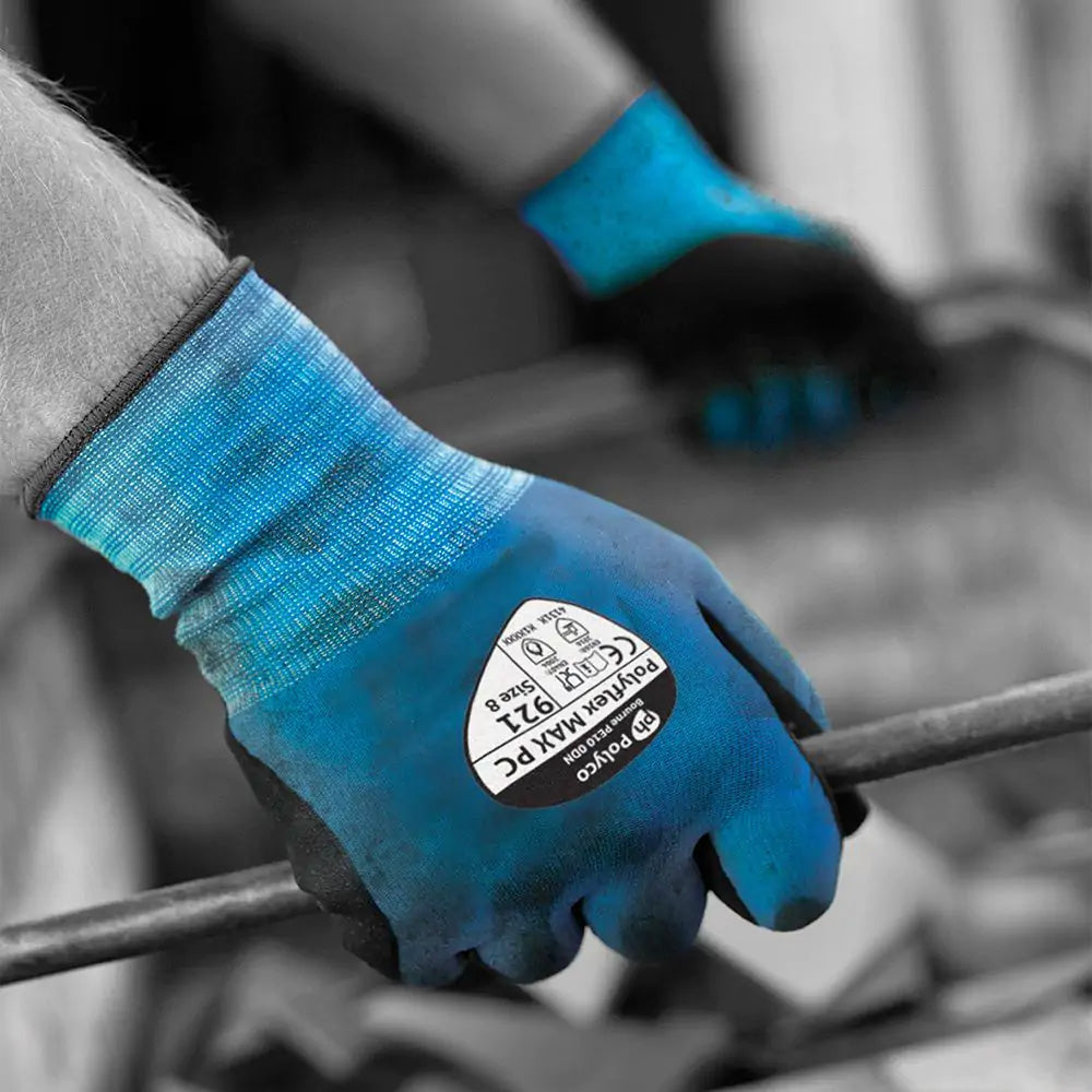 Polyco Polyflex MAX PC Nitrile Work Gloves Heat Resistant Food Safe