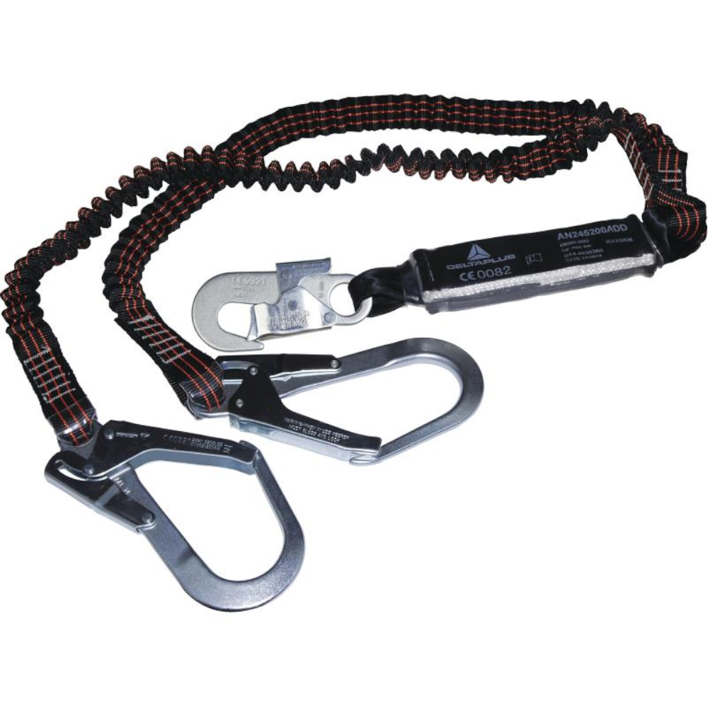 DeltaPlus Energy Absorber Fall Arrest Lanyard