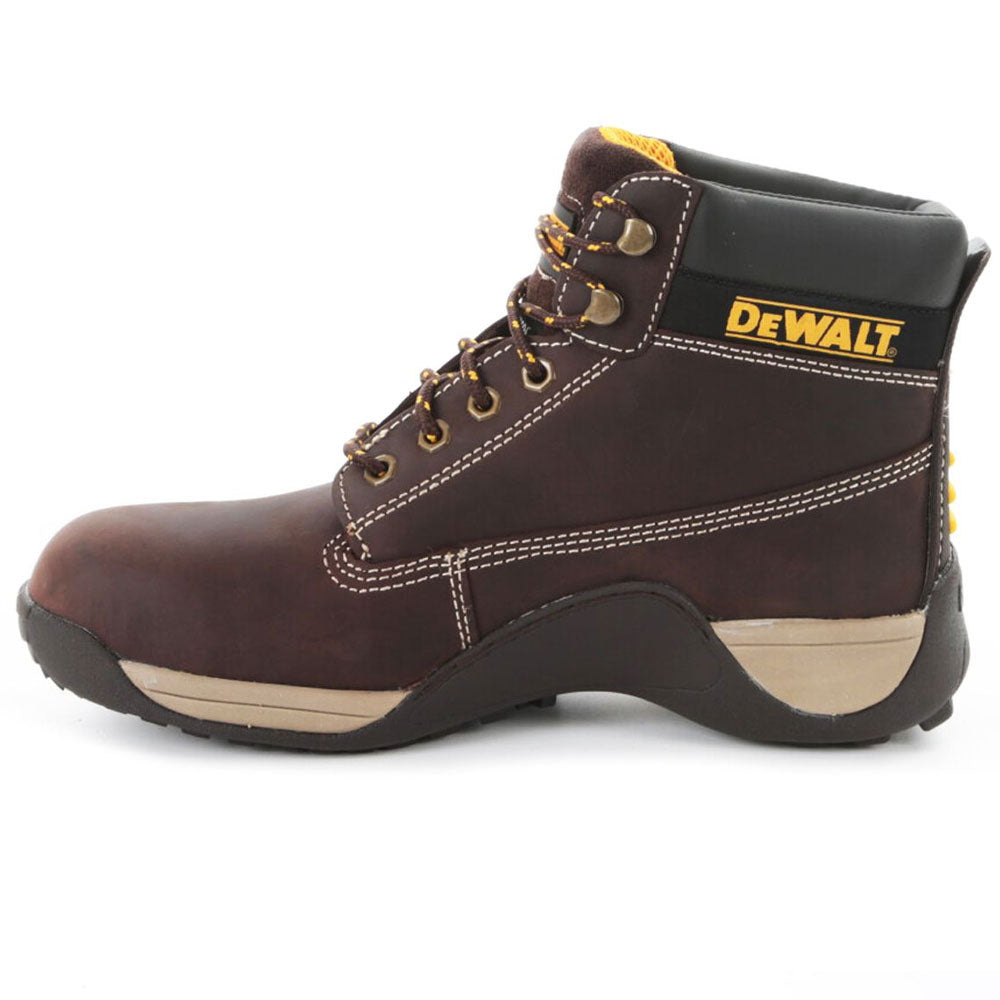 DeWalt Apprentice Brown Safety Boots Steel Toe Cap Work Footwear