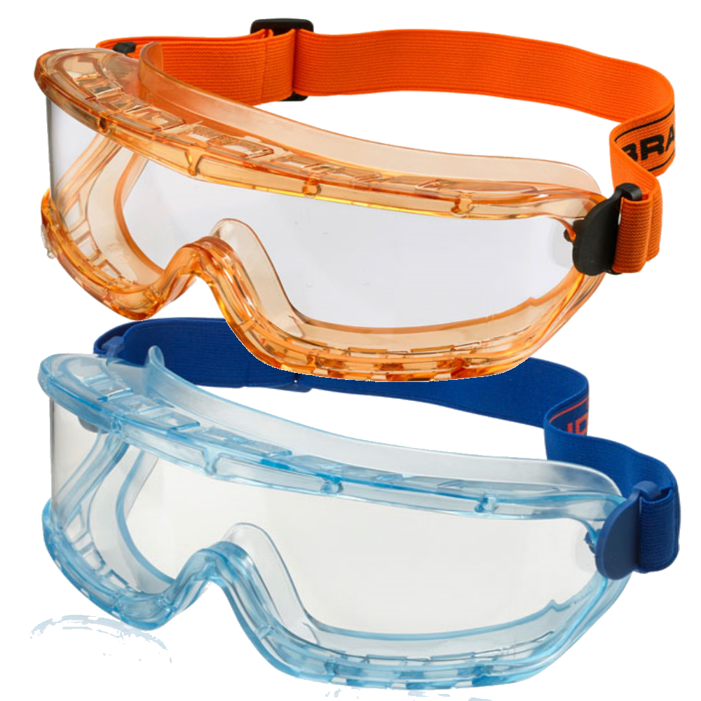 Unvented Clear Premium Anti-Scratch Safety Goggles