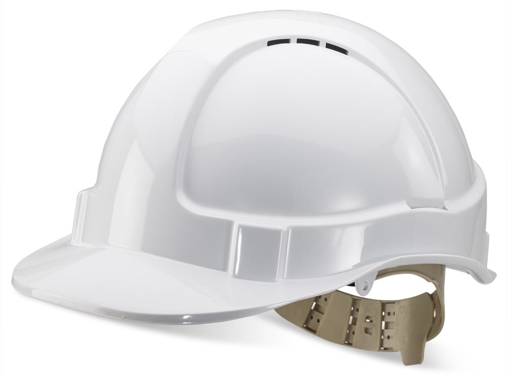 Beeswift Comfort Vented Safety Helmet BBVSH ABS Shell 6-Point Harness