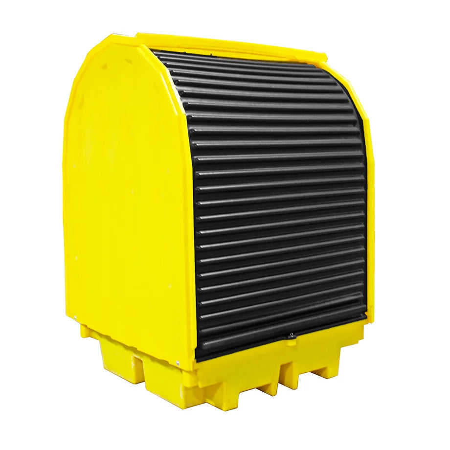 Ecospill 2 x 205L Drum All-Weather Spill Pallet Lockable Industrial Containment