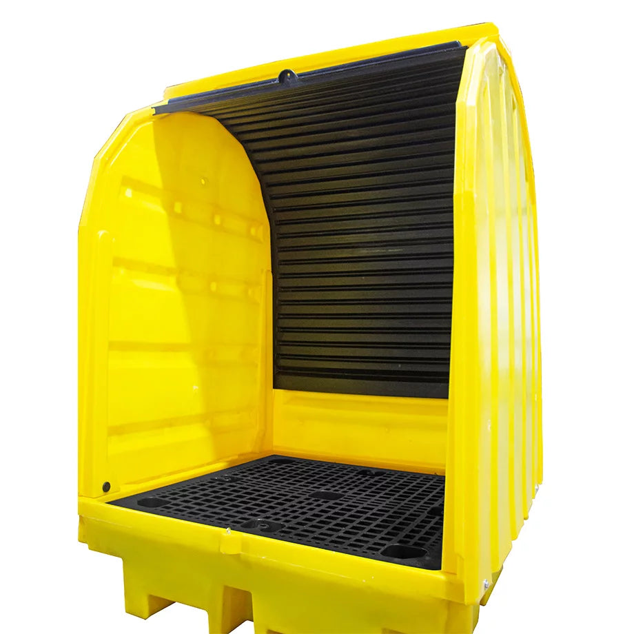 Ecospill 2 x 205L Drum All-Weather Spill Pallet Lockable Industrial Containment