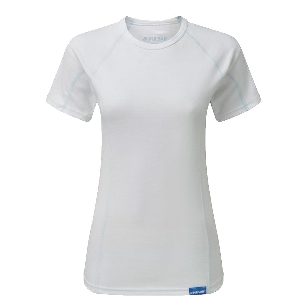 Pulsar Blizzard Women's Thermal Short Sleeve Top White Base Layer