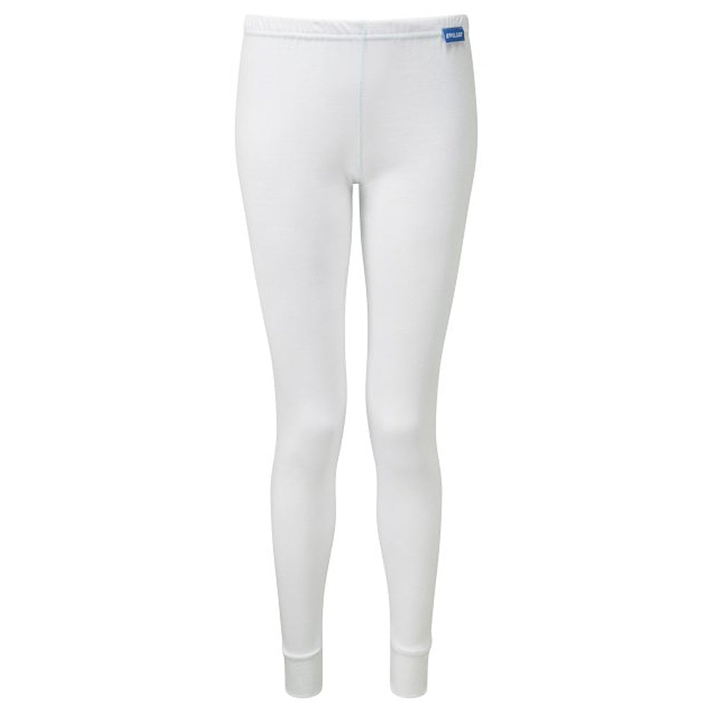Pulsar Women's White Thermal Base Layer Pants Cold Weather Insulation