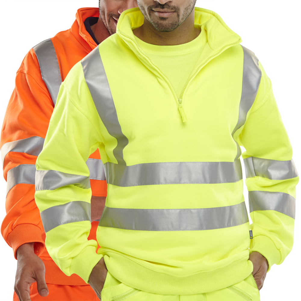 Beeswift Essential Quarter Zip Sweatshirt