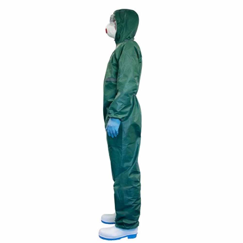 Chem Splash AG MAX Coverall Type 4B/5B/6B Anti-Static Dark Green