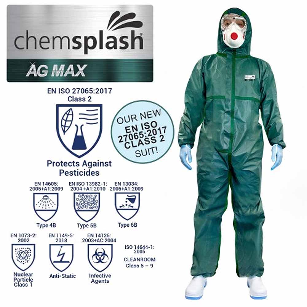 Chemsplash AG MAX Coverall Type 4/5/6 Anti-Static