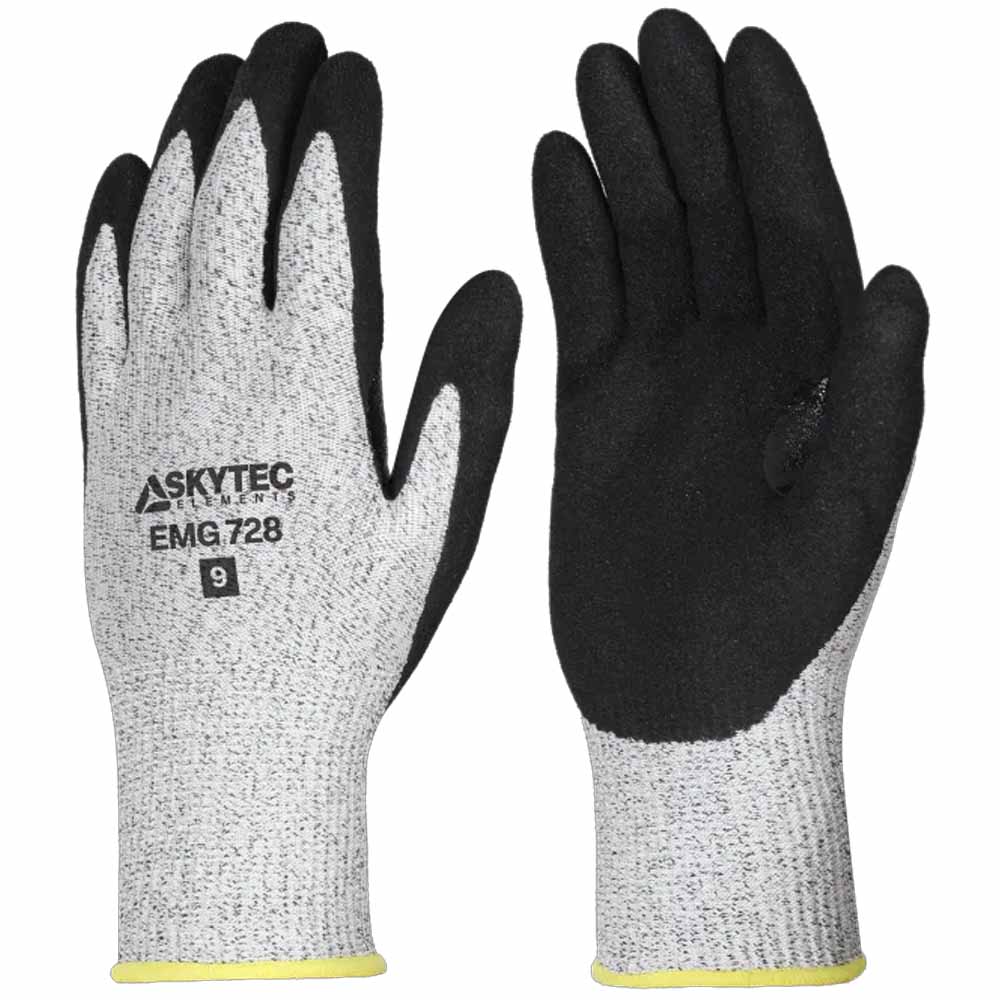 Skytec Cut Resistant Gloves Level B Heat Protection Nitrile Grip