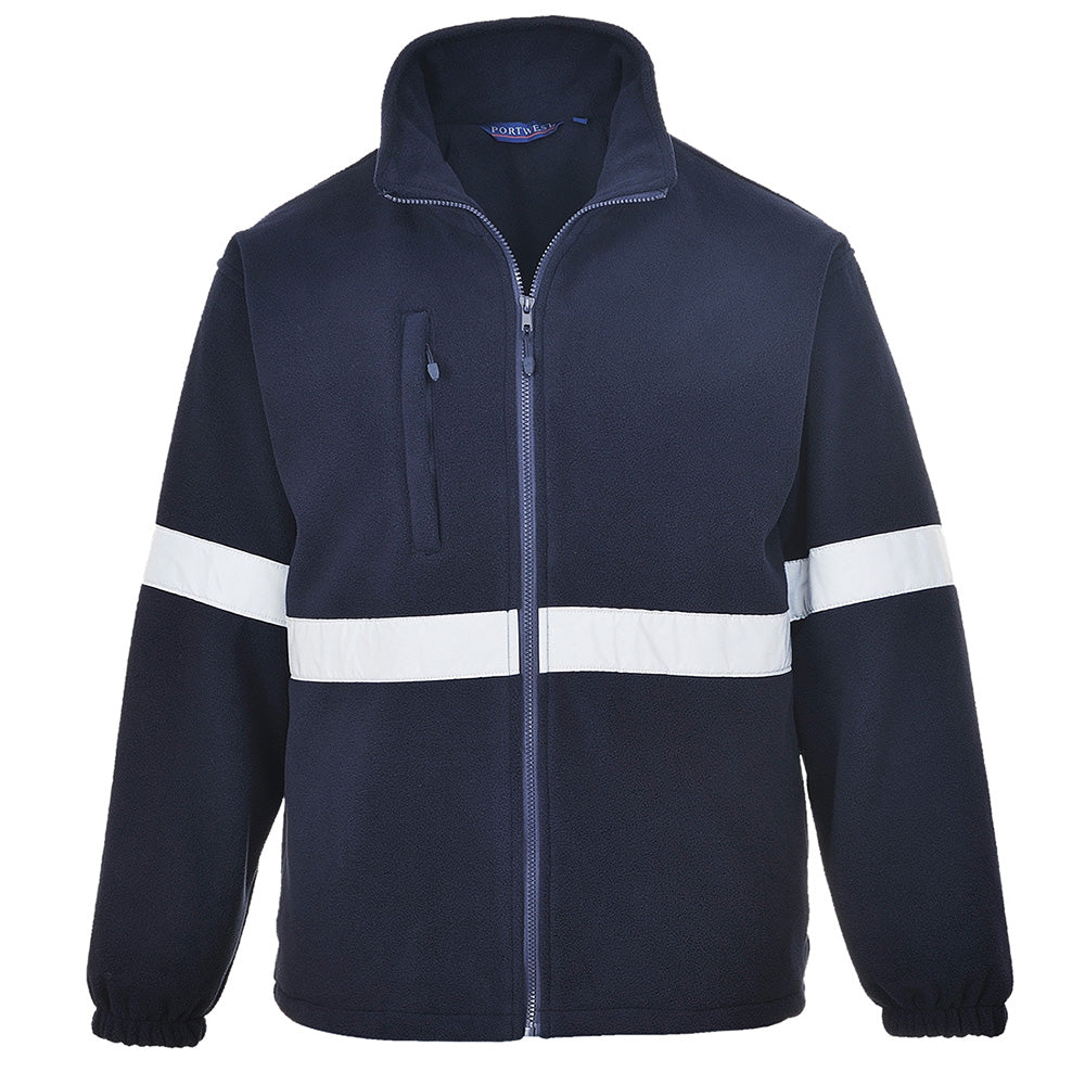 Iona Lite Workwear Fleece Reflective Tape Work Jacket