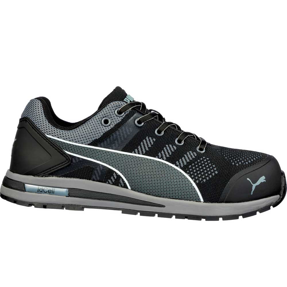Puma Safety ELEVATE Knit Black Low Safety Trainer Metal Free Composite Toe