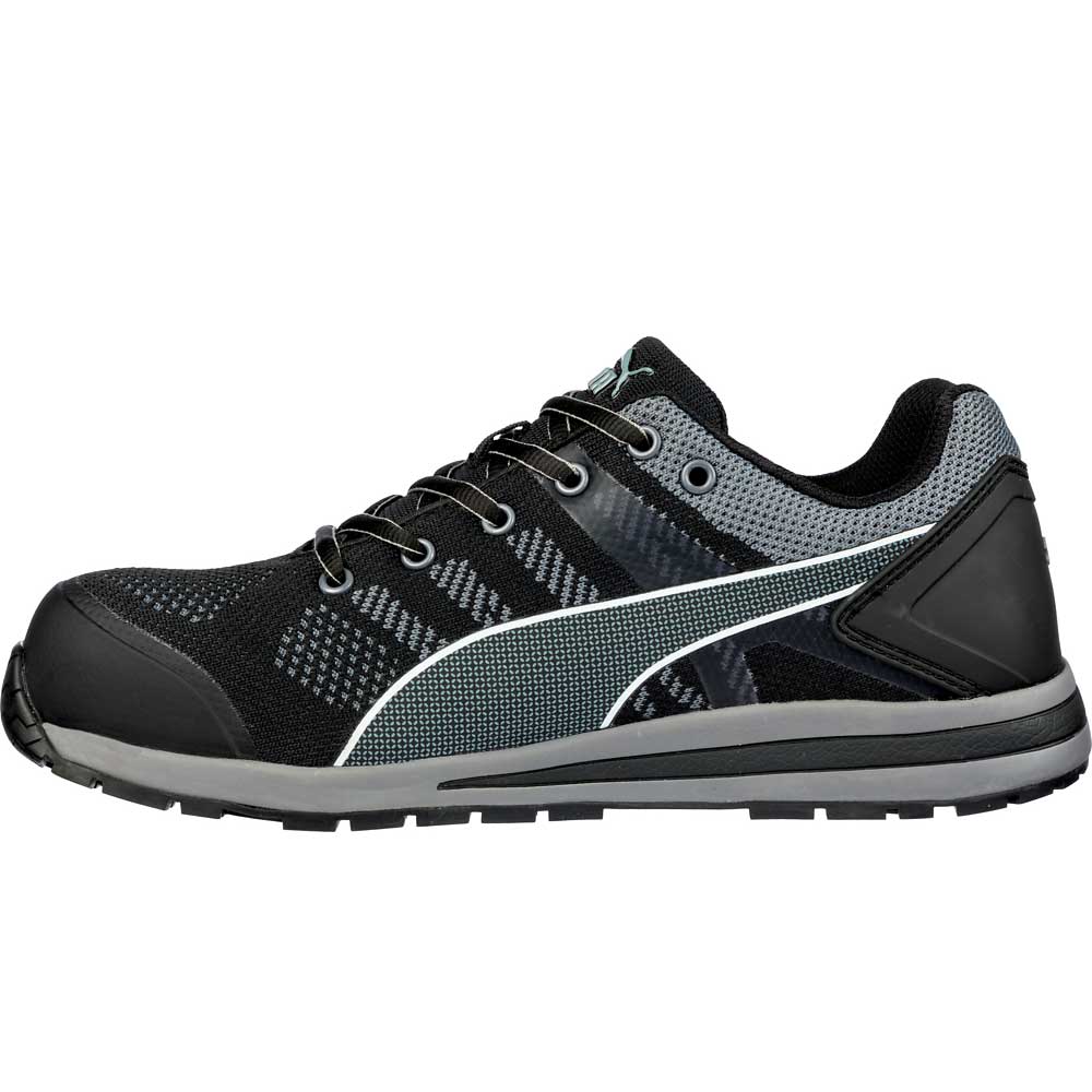 Puma Safety ELEVATE Knit Black Low Safety Trainer Metal Free Composite Toe