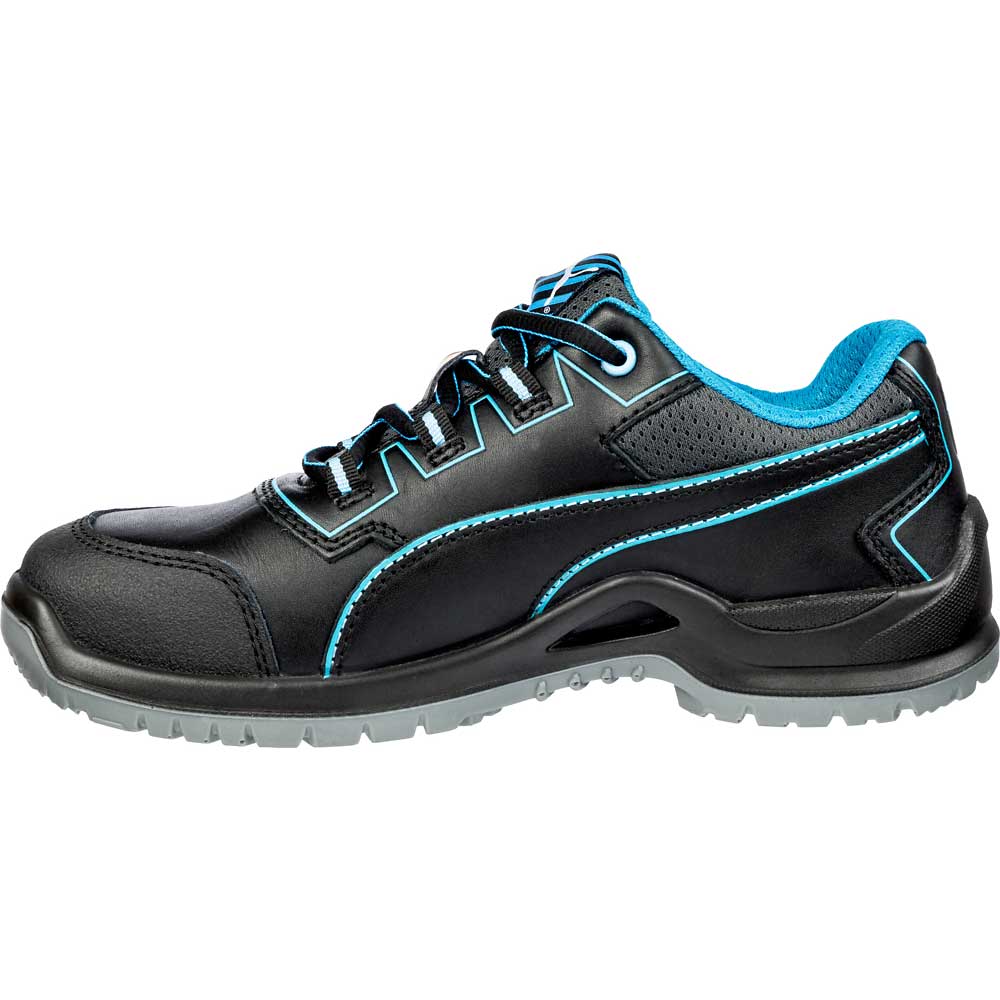 END OF LINE Puma Safety Niobe Blue Women's Safety Trainers Steel Toe Work Shoes
