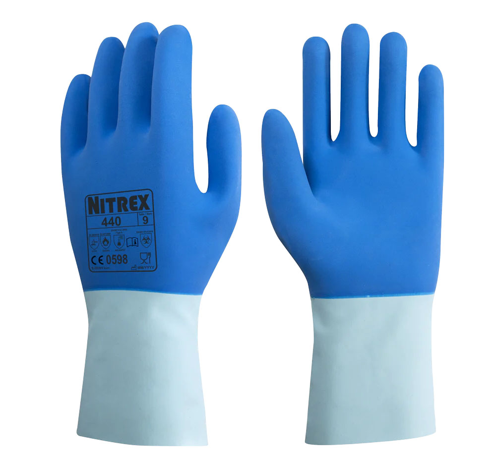 Nitrex 440 Latex Heat Resistant Food Safe Heavy Duty Gauntlets