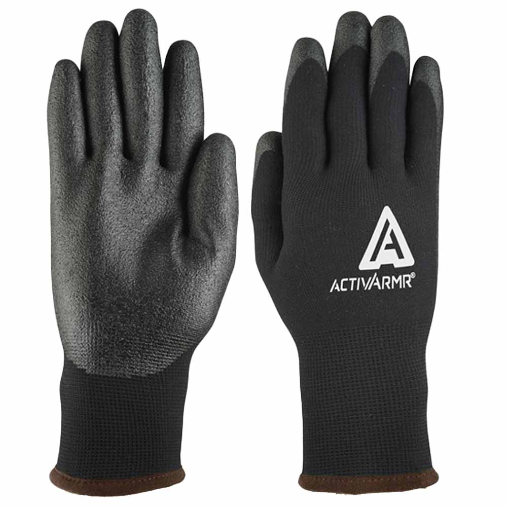 Ansell ActivArmr 97-631 Winter Work Gloves PVC Cold Weather Protection