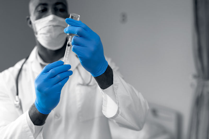 Unigloves Unicare Nitrile 200 Blue Medical Grade Disposable Gloves