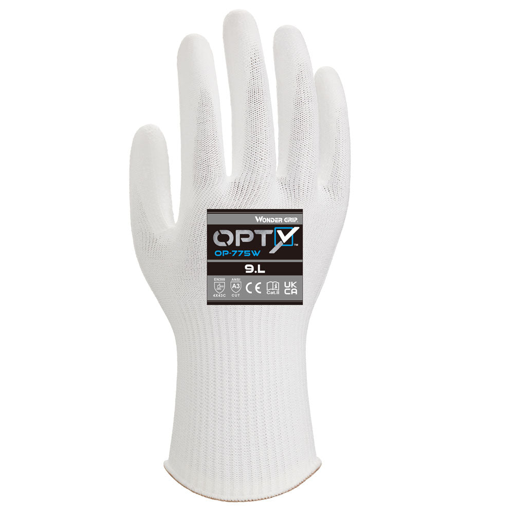 Wondergrip OP-775W Cut Resistant Gloves Level A3/C HPPE Work Gloves