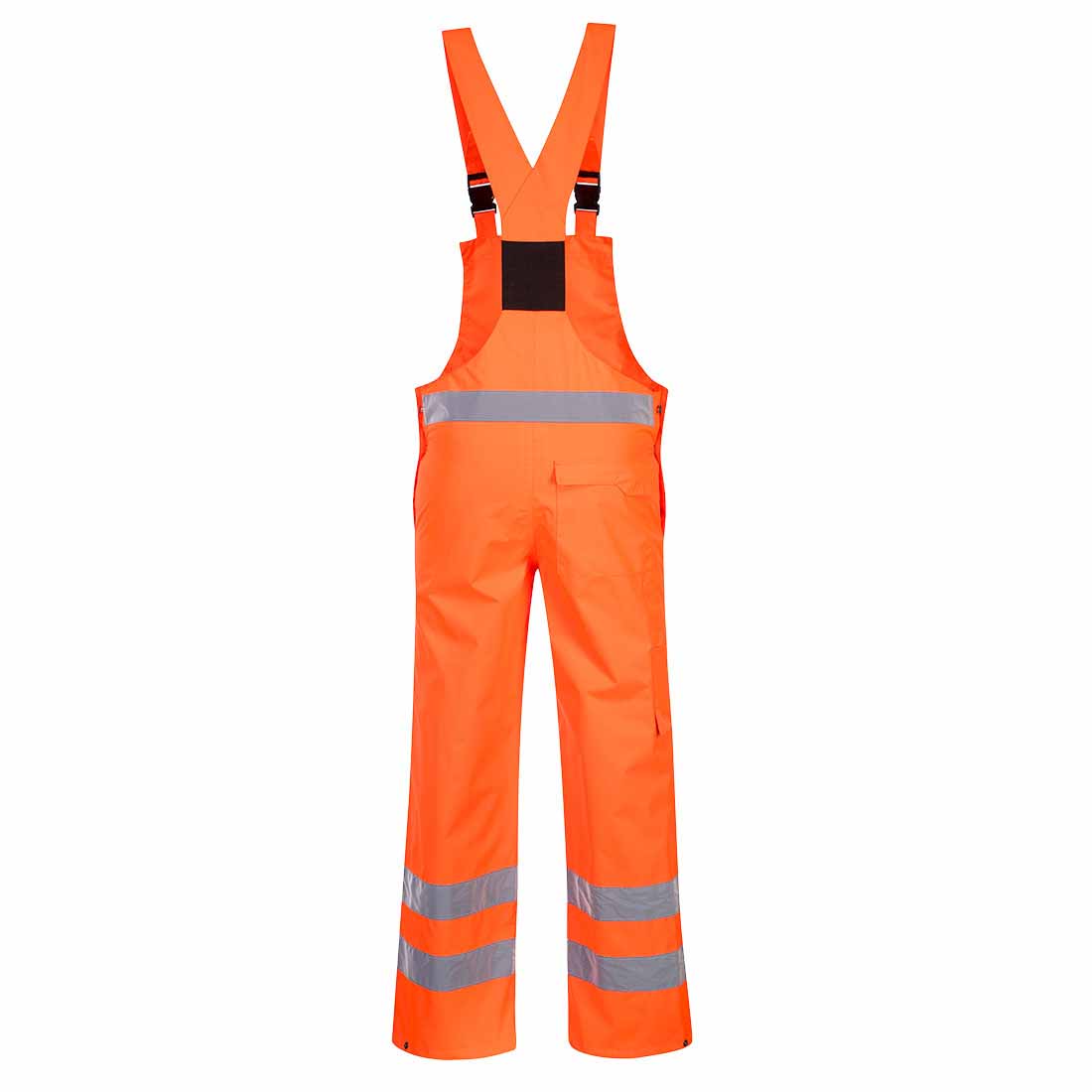 Portwest S388 Hi Vis Waterproof Bib and Brace Breathable Rain Overtrousers