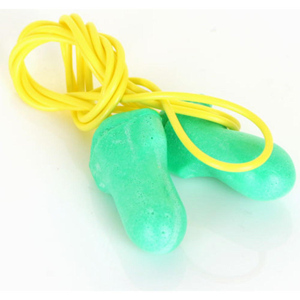 MaxLite Comfortable Green Corded Earplugs SNR 34 dB
