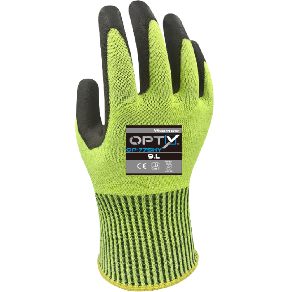 Wondergrip OP-775HY Cut Resistant Gloves Level C HPPE Work Gloves
