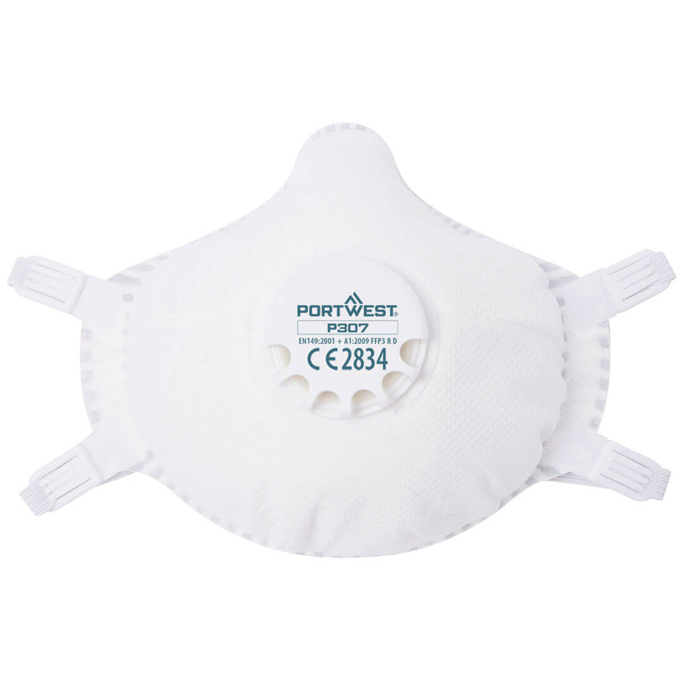 Portwest FFP3 Reusable Compact Respirator Mask – Pack of 5