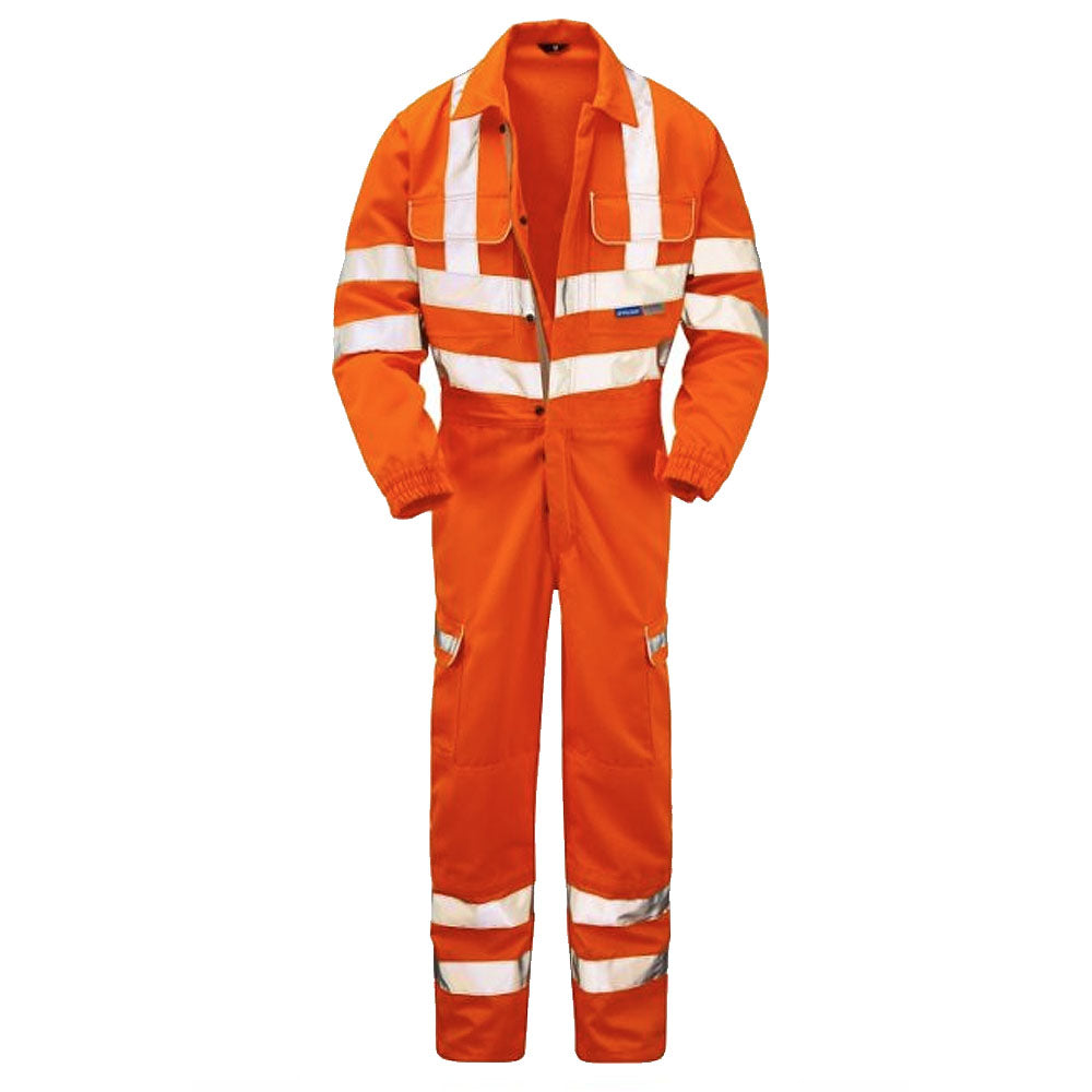 Pulsar Hi Vis Combat Coverall Yellow EN ISO 20471 Class 3 Teflon Treated