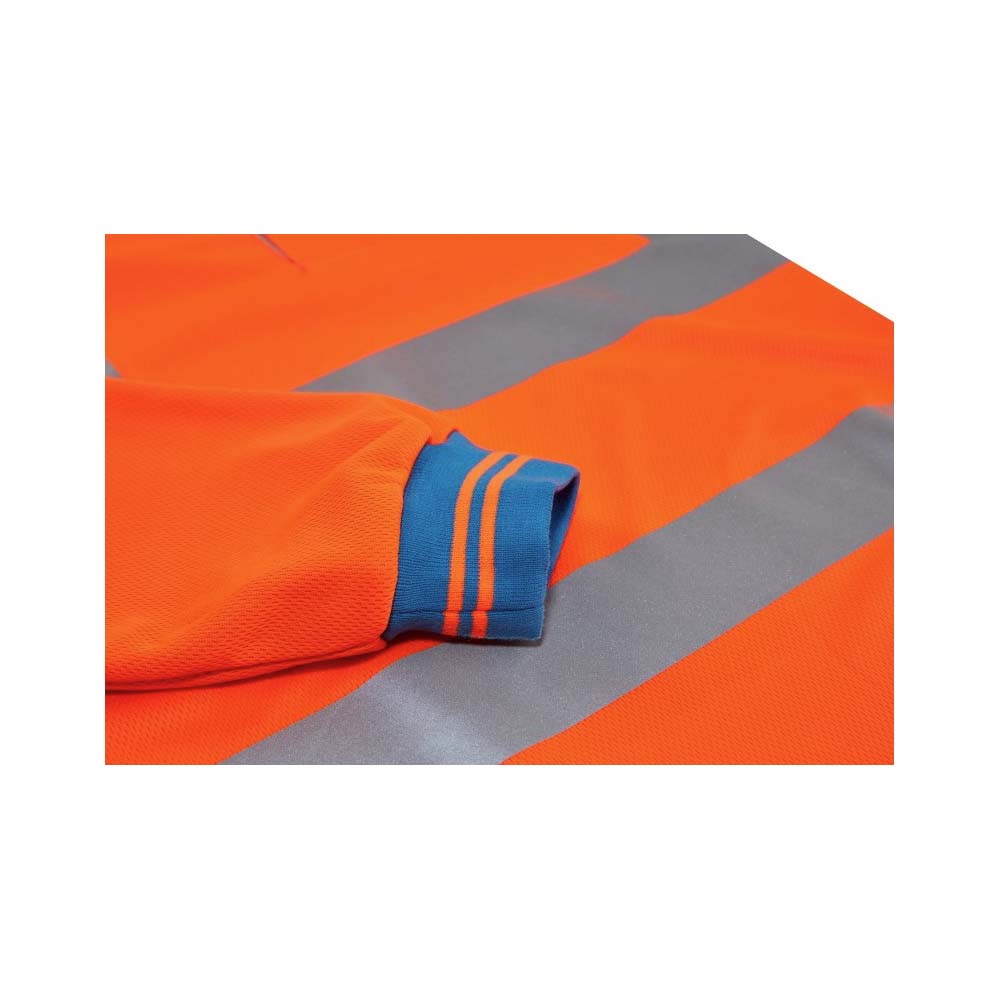 Pulsar Hi Vis Cut Resistant Polo Shirt Orange Level C Protection