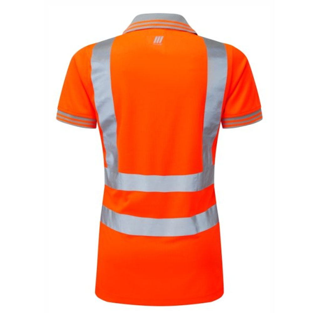 Pulsar Protect Women's Hi Vis Orange Polo Shirt RIS-3279-TOM Railway