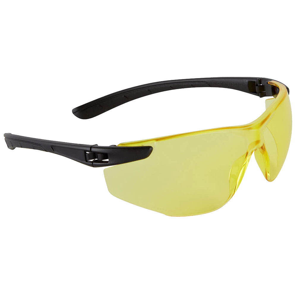 Portwest PS38 Ultra Safety Glasses Amber Lens Metal-Free Spectacles