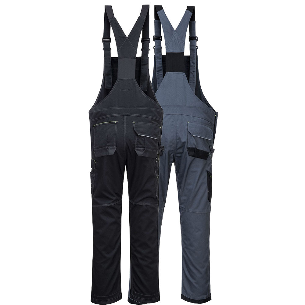 Portwest PW3 Work Bib & Brace Polycotton 9 Pocket Overalls