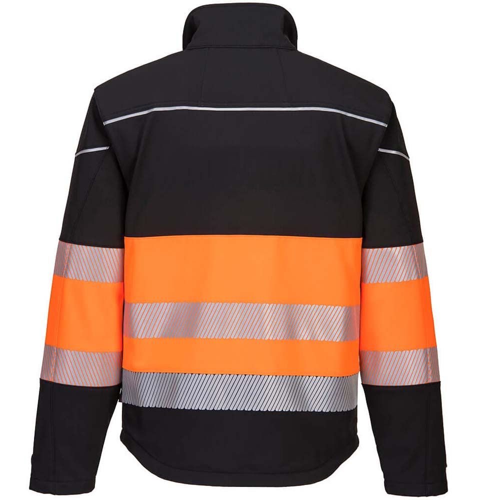 Portwest PW3 Hi Vis Softshell Jacket Class 1 Waterproof Work Jacket