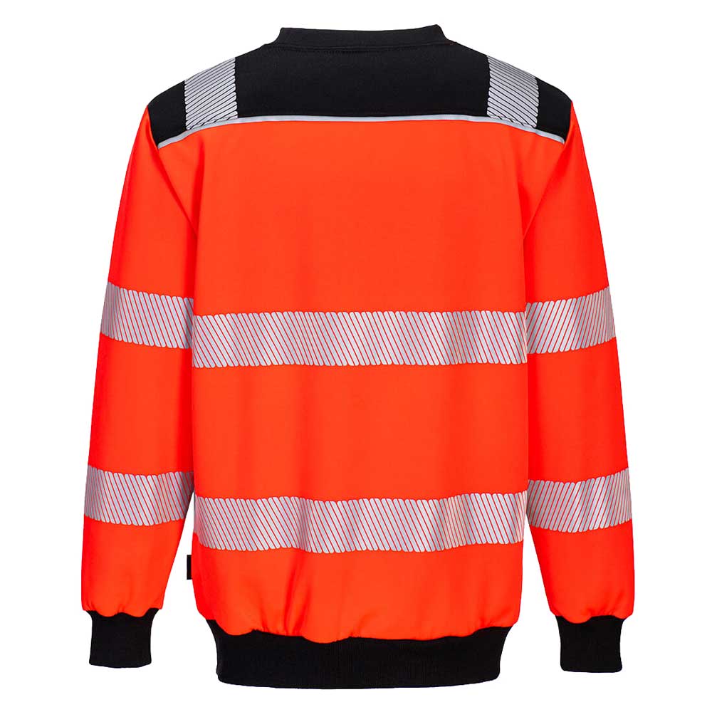 Portwest Hi Vis Sweatshirt PW3 EN ISO 20471 Class 3 Crew Neck