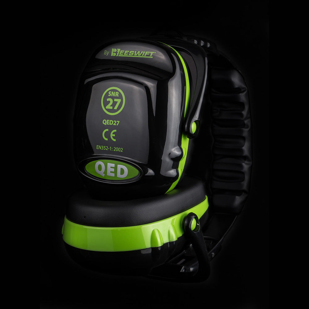 Beeswift QED Ear Defenders SNR 27dB Lightweight Foldable Hearing Protection