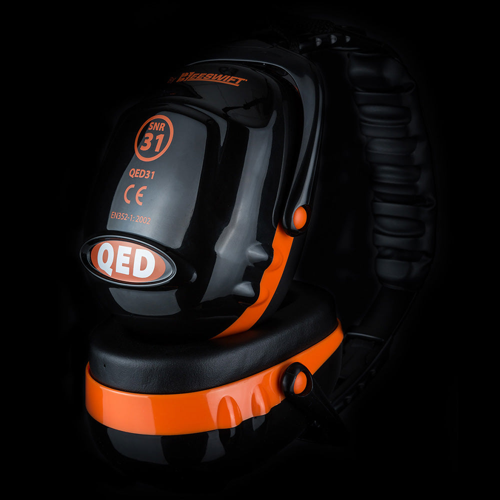 Beeswift QED Ear Defenders SNR 31dB Foldable Noise Protection