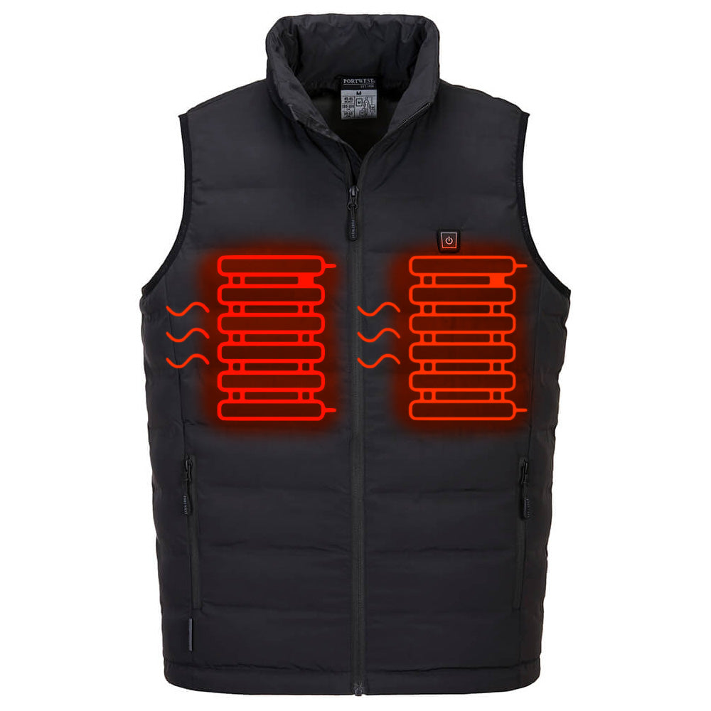 Portwest Heated Body Warmer Insulated Gilet For Work