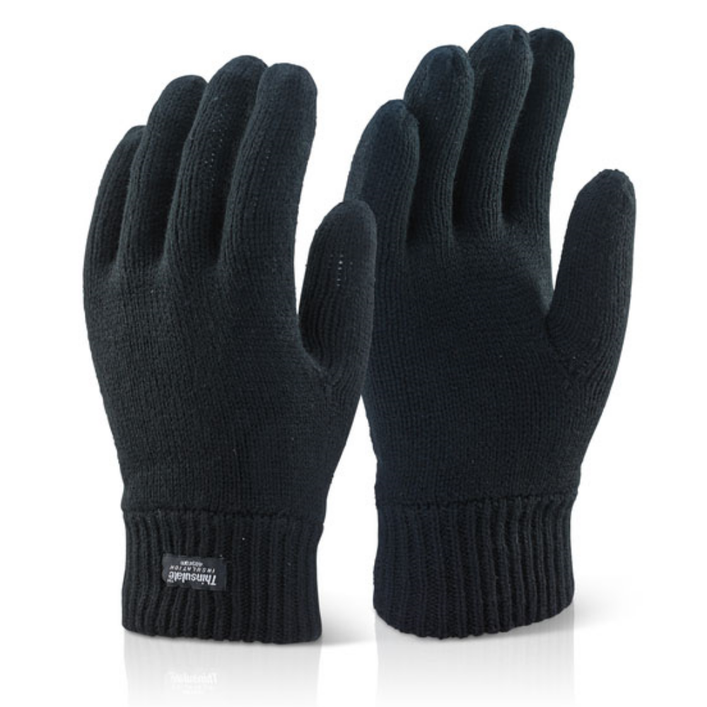 Beeswift Thinsulate Gloves Black Winter Work Gloves Cold Weather