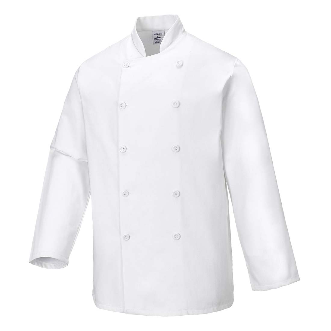 Portwest Chefs Jacket With Ring Studs