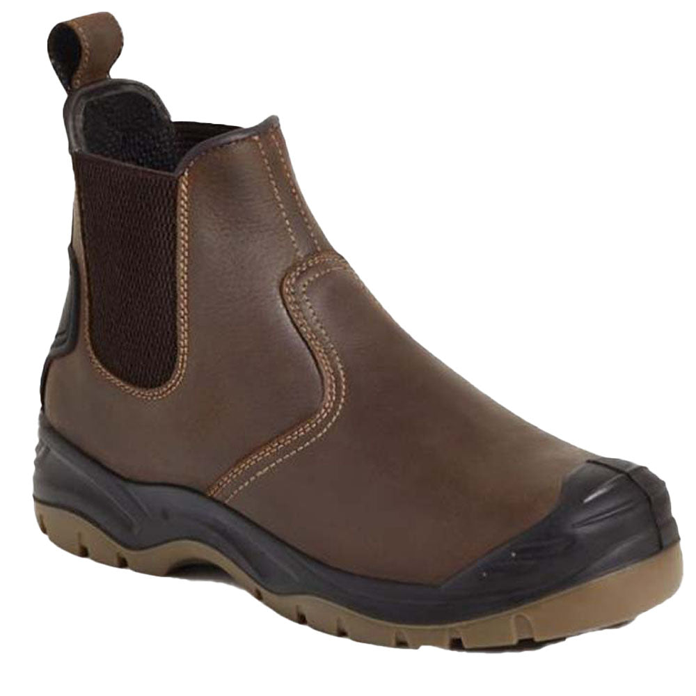 Apache Brown Safety Dealer Boot Steel Toe Cap Waterproof S3 SRC
