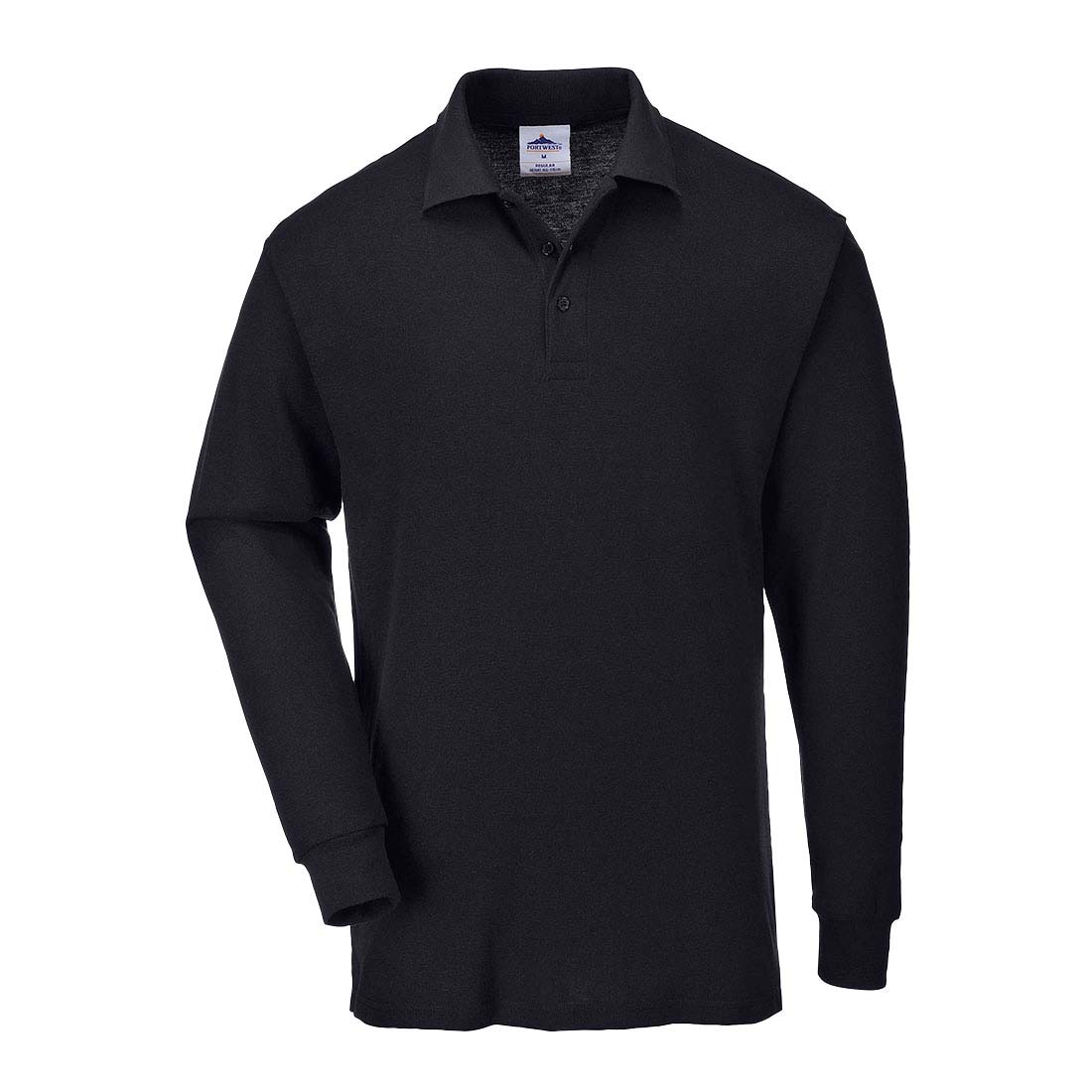 Portwest B212 Genoa Long Sleeved Polo Shirt UV Protection Work Casual
