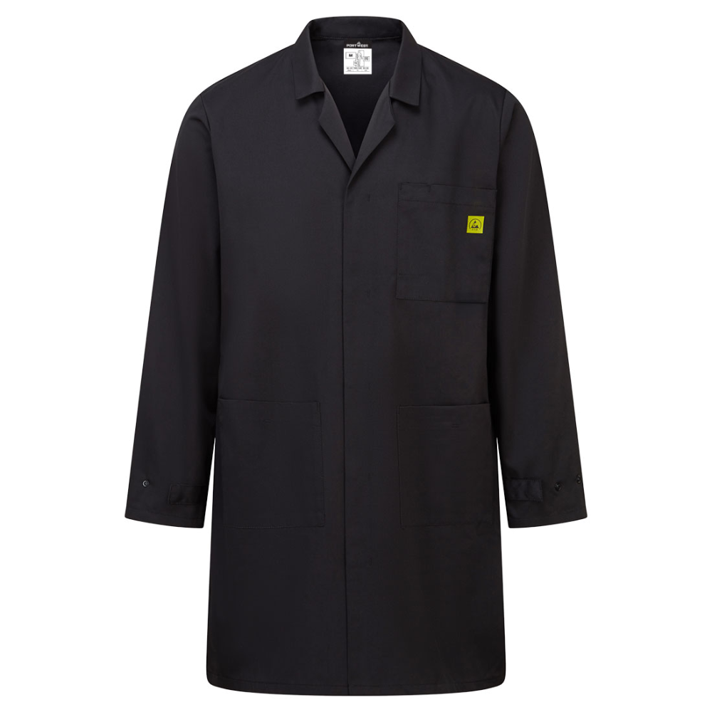 black lab coat