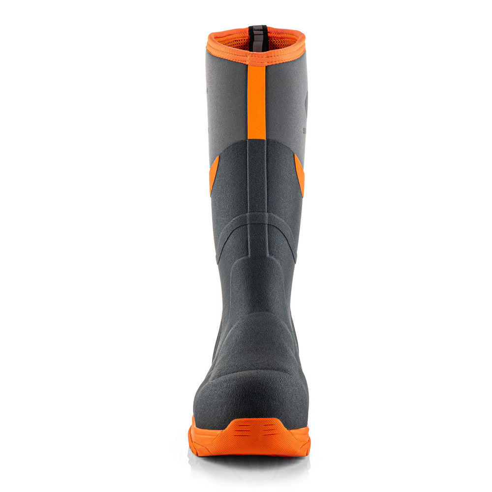 Buckbootz BBZ9000 Safety Wellington Hi-Viz Orange