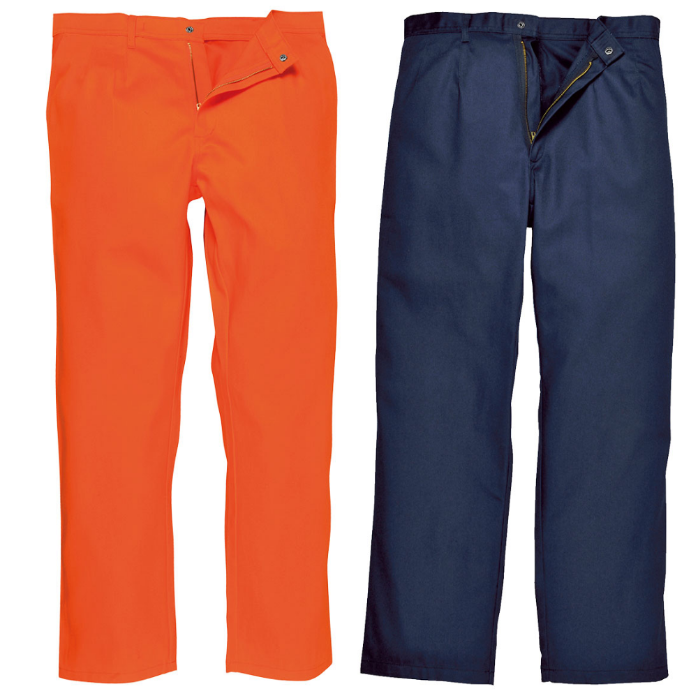 Portwest BZ30 Bizweld Flame Resistant Arc Trousers 330g Cotton Work Trousers