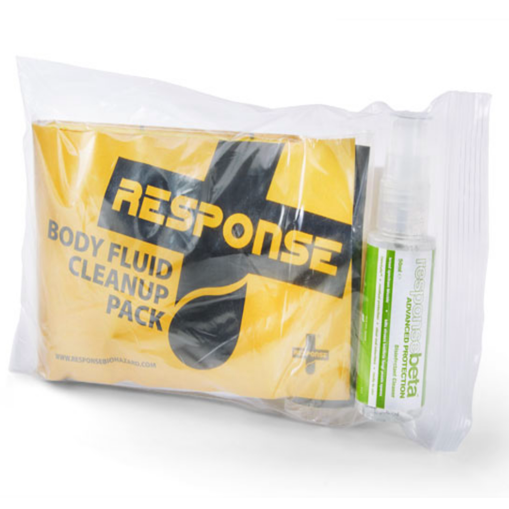 Response Body Fluid Spill Kit Single Use Biohazard Cleanup