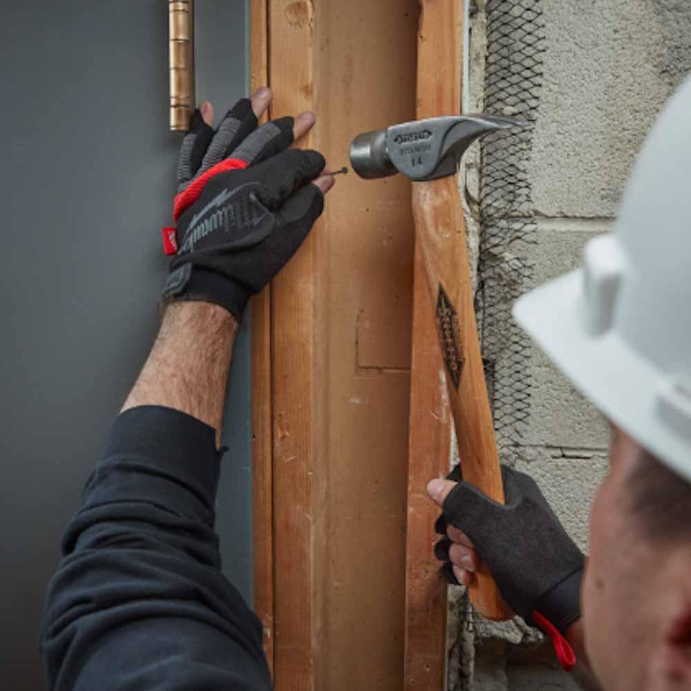 Fingerless Trades Milwaukee Work Gloves